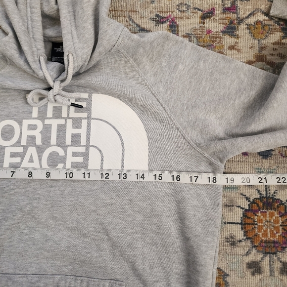 The North Face Women Grey Pullover Hoodie Sweatershirt Long Sleeve Top, sz XS - Picture 9 of 15